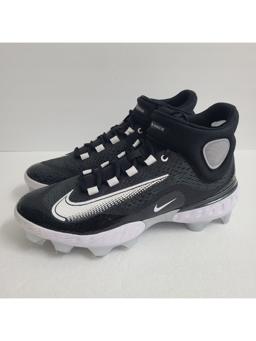 NEW Nike Alpha Huarache 3 MCS Baseball Cleats DX6960-010 Size 12.5 Black #1